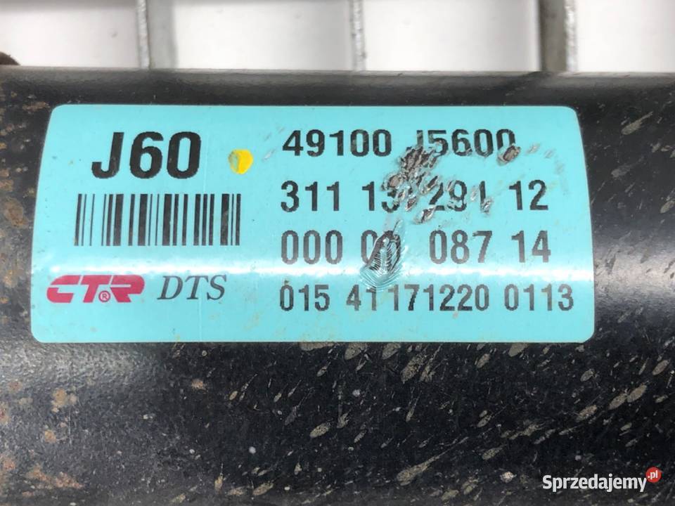 WAŁ NAPĘDOWY TYŁ KIA STINGER Hatchback 33 370 podkarpackie