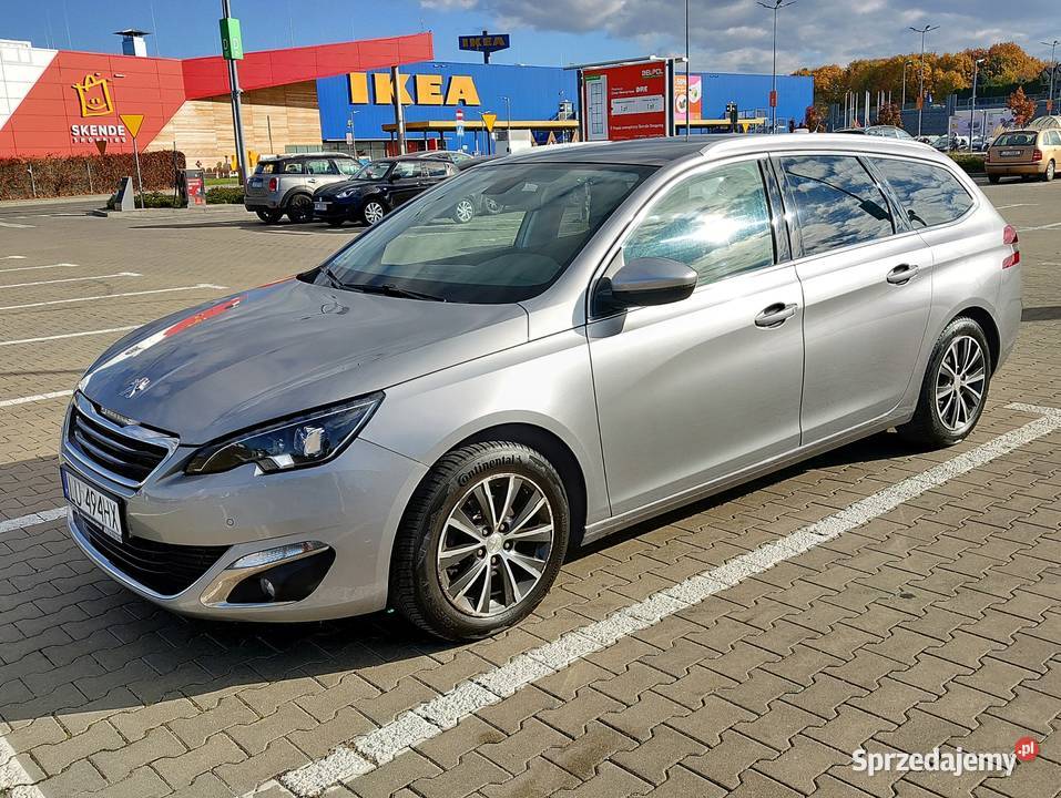 Peugeot 308 SW 130 światła LED panoramiczny dach nieuszkodzony Warszawa sprzedam