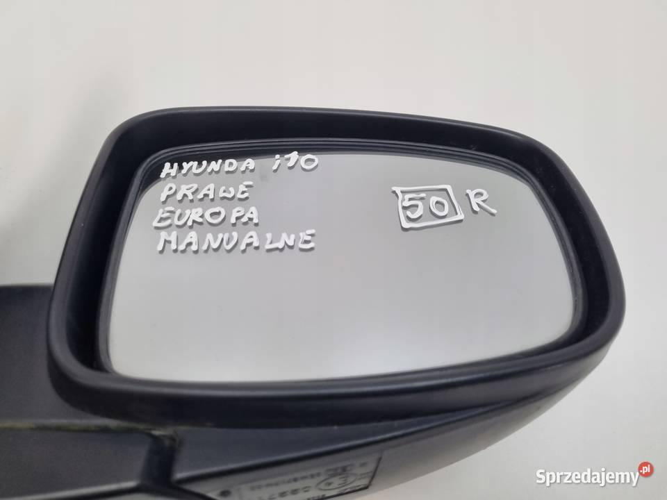 LUSTERKO Hyundai I10 I 0710 PRAWE PASAŻERA Rudka