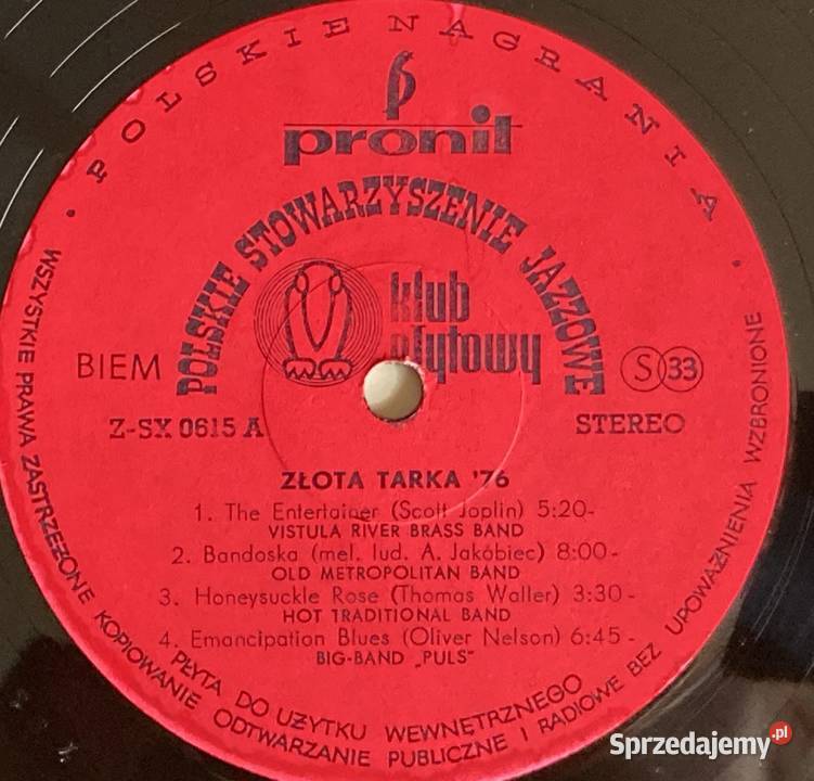Złota Tarka 76 Jazz Odrą 76 Biały Kruk Czarnego zachodniopomorskie Szczecin