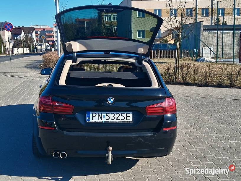 BMW Seria 5 530d 258 Automat Panorama Skóra Rok produkcji 2014 Samochody osobowe Słupca