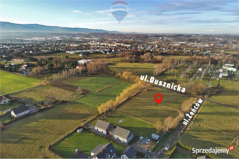 Duża działka usługowa w Komorowicach Krakowskich sprzedam