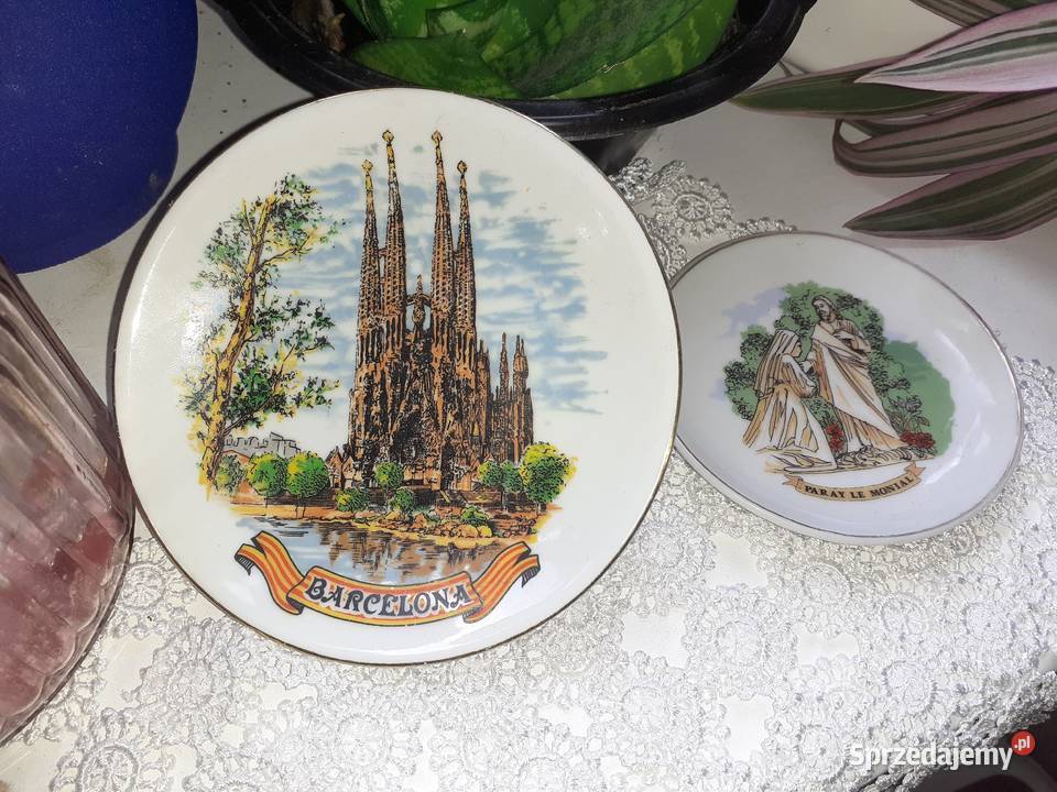 Talerze z francuskiej porcelany Porcelana i szkło śląskie Sosnowiec