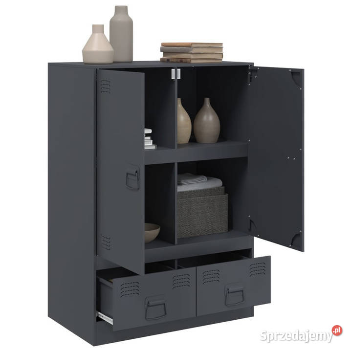 Szafka antracytowa 67x39x95 stal WM841807 Warszawa