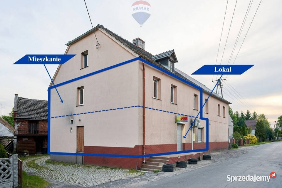 Na sprzedaż lokal usługowo handlowy mieszkanie Wichów