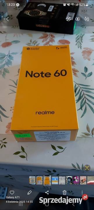 NOwy Smartfon realmi note 60 Bydgoszcz