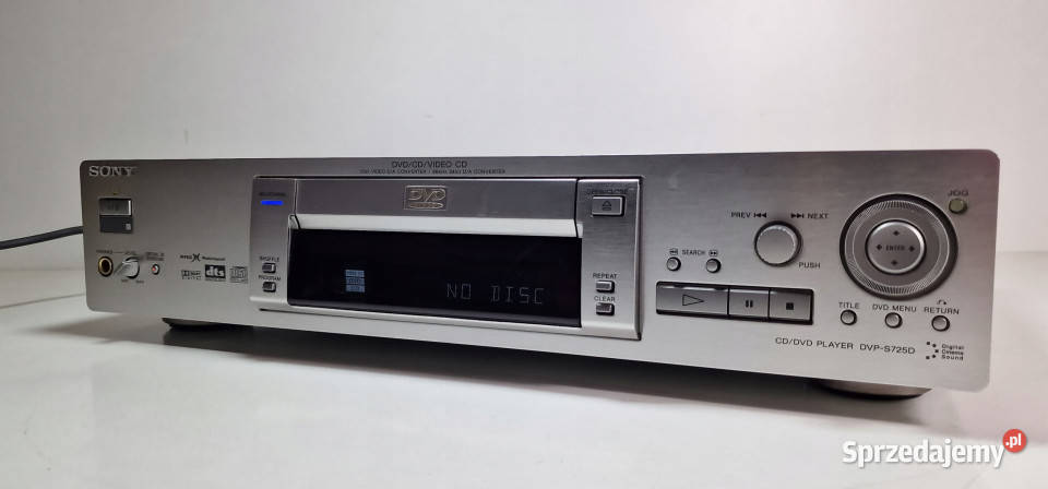 CD DVD odtwarzacz SONY DVP S725D 725 DVD CD Sony wielkopolskie Międzychód sprzedam
