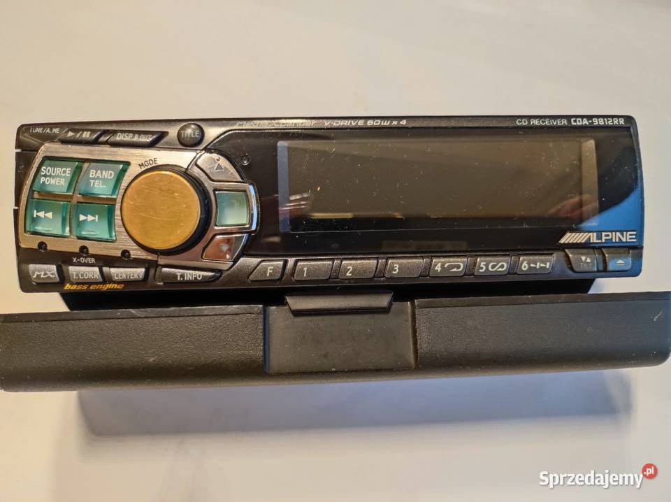 ALPINE CDA9812RR panel czołówka radio świętokrzyskie sprzedam