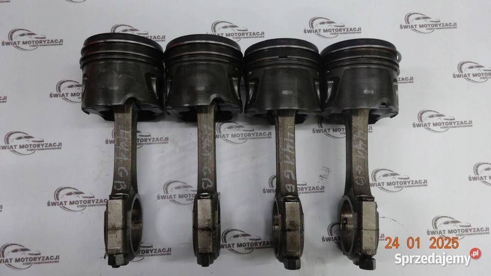 Mondeo 20 TDCI 140 13R 9677840350 Tłok korbowód Blok silnika Silniki i osprzęt