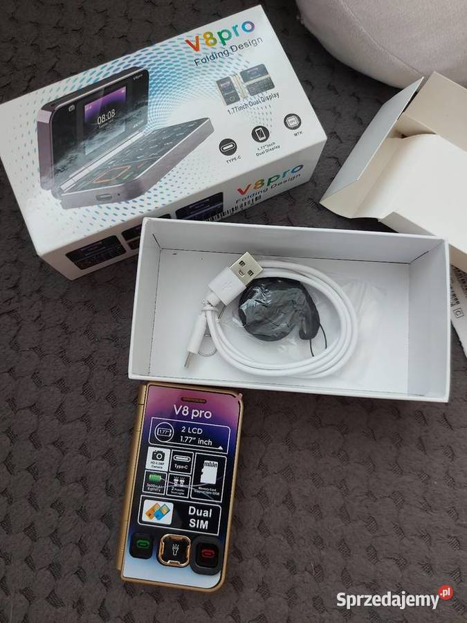 Mały telefon V8 pro