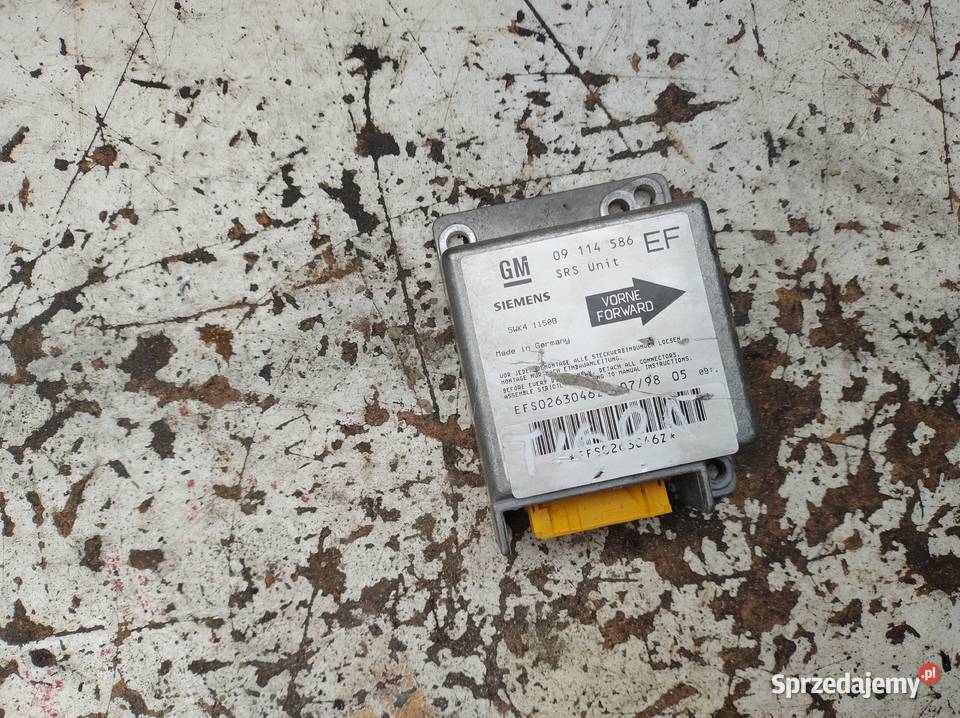 OPEL TIGRA A sensor airbag 96114986EF