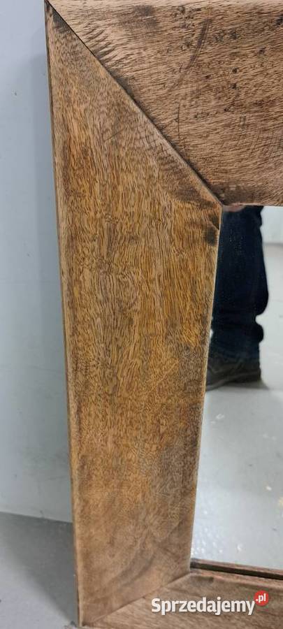 Lustro w starej drewnianej ramie inny kolor Warszawa