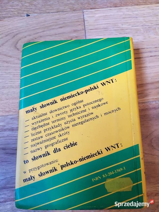 Mały słownik niemieckopolski Anna Bender 1992 Stalowa Wola sprzedam