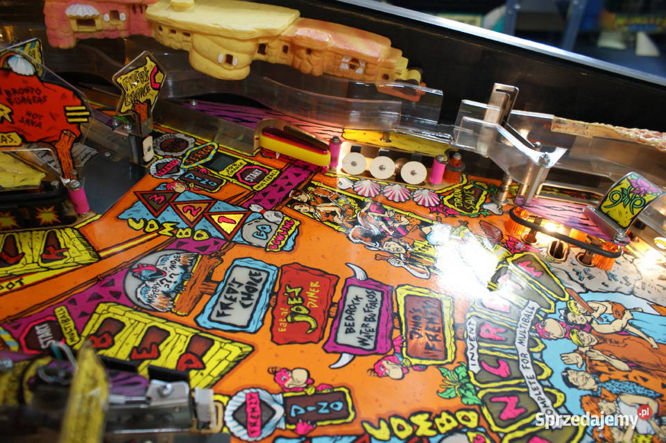 The Flintstones Williams 1994 flipper pinball Bytom