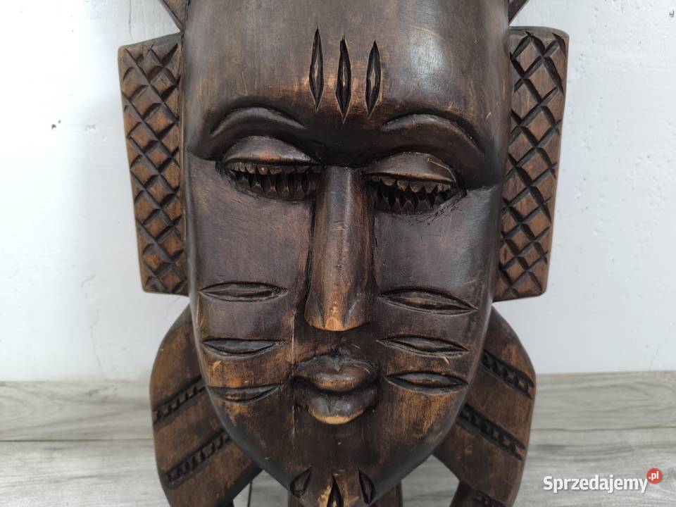 Piękna unikalna maska etniczna egzotyczna łódzkie Łódź sprzedam