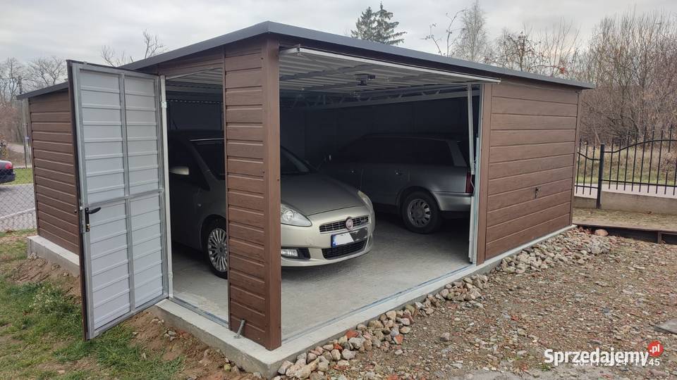 Garaż MOCNY PREMIUM 6x6 ORZECH PROMOCJA CAŁA Szczecin