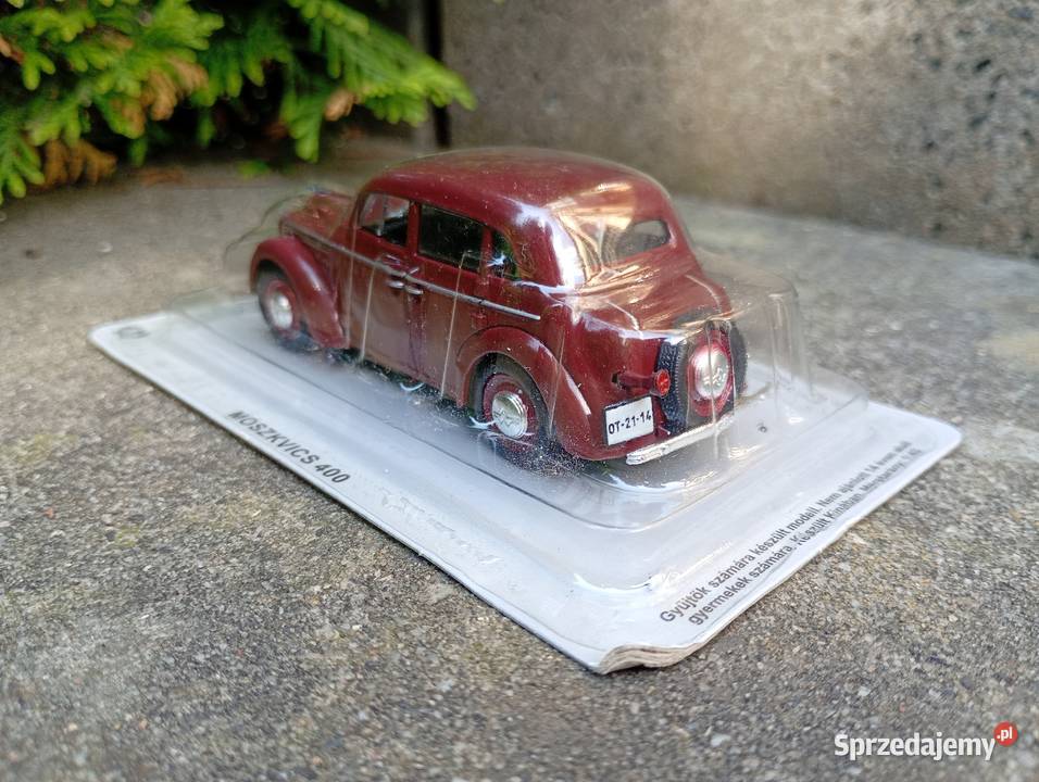 MOSKWICZ 400 model kolekcja 143 kultowe auta Modelarstwo Warszawa