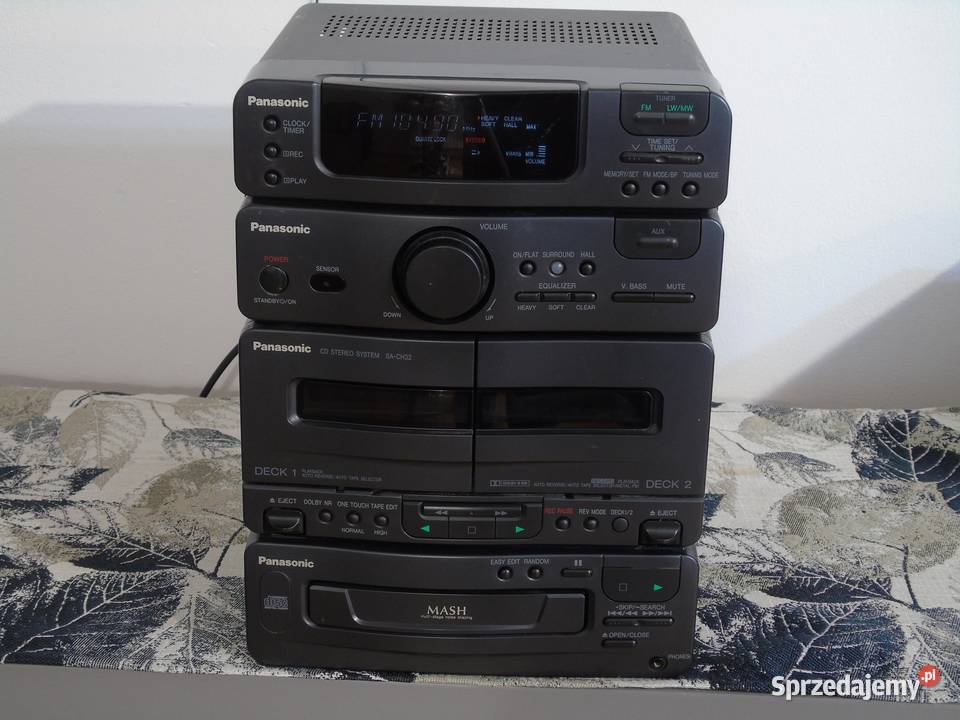 Wieża Panasonic radio AUX mocna DOSTAWA Jasło
