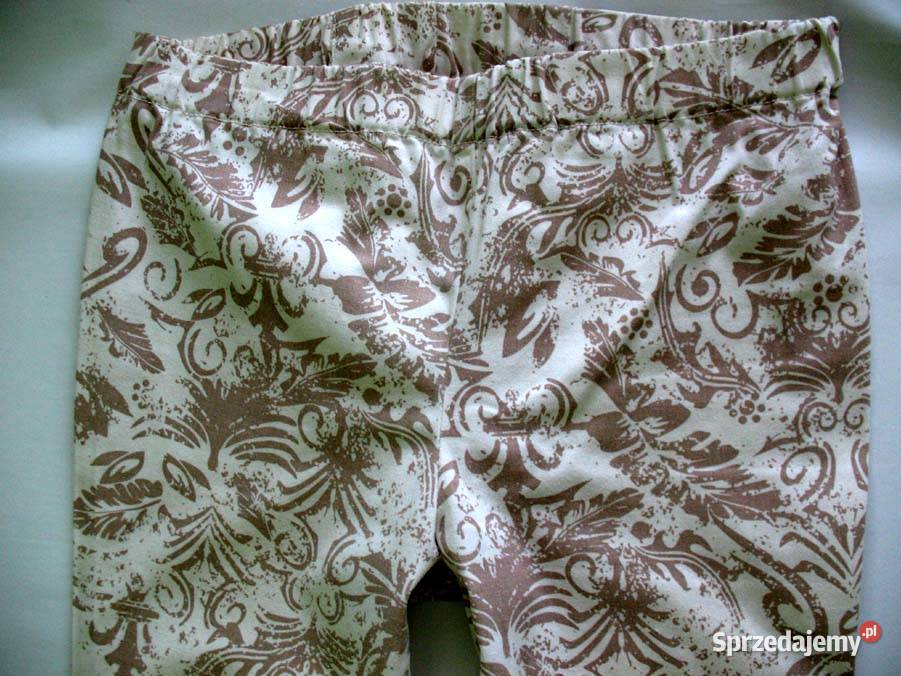 Spodnie legginsy bawełna 38 M biodra 88 98 Spodnie Siedlce