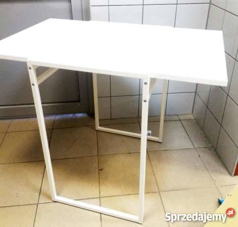 IKEA MUDDUS Stół biały składany blat stan szer48 opolskie Opole