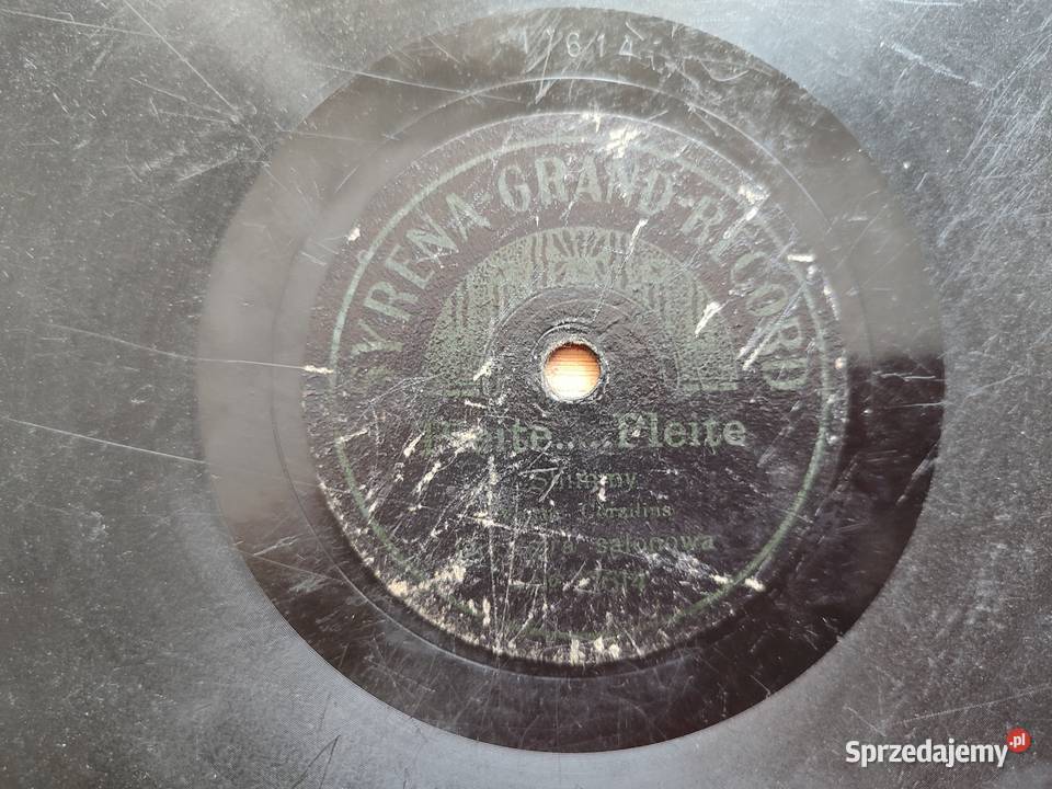 Płyty szelakowe Syrena Grand Record dwie sztuki