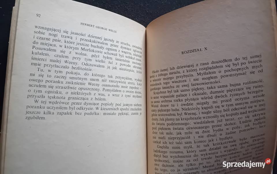 Herbert G Wells Wehikuł czasu Ossolineum 1985 r Antykwariat Koźminek