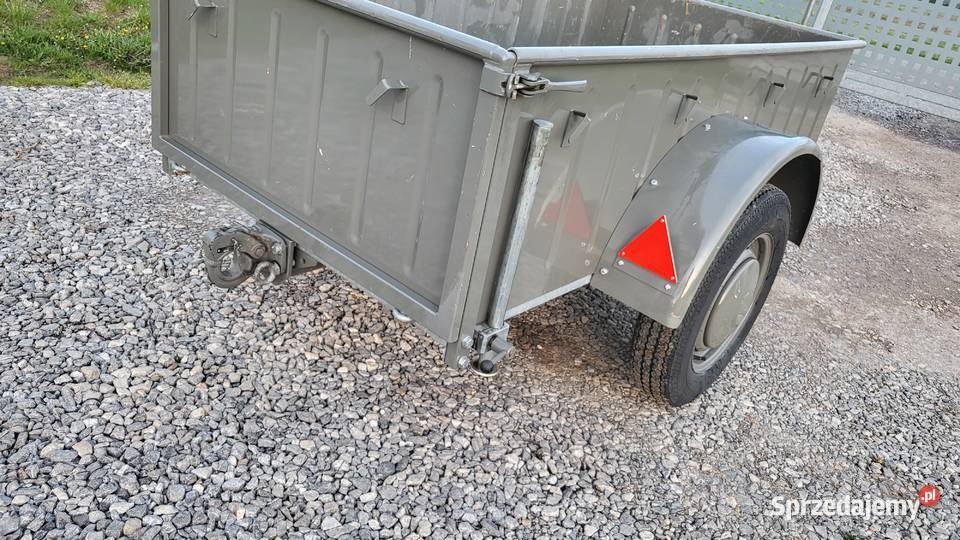 przyczepa samochodowa 750 Solidna do traktorka Humbaur Góra Kalwaria