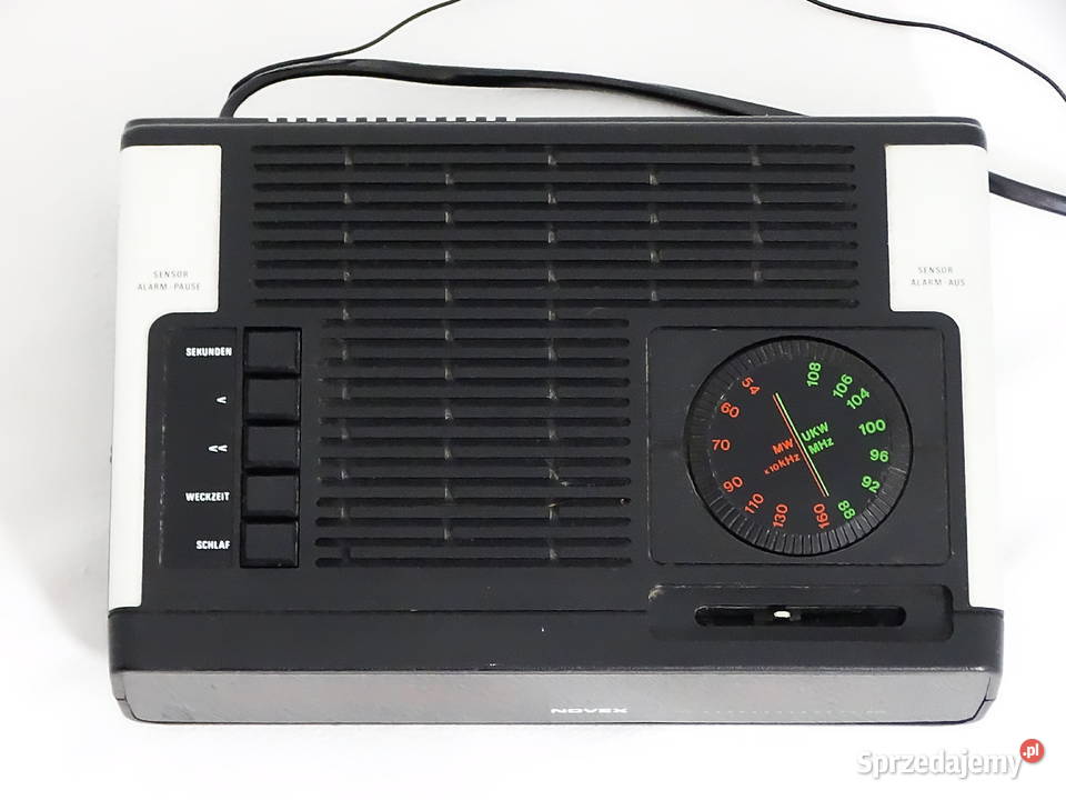 Radiobudzik Novex Electronic 177 vintage z lat Biłgoraj