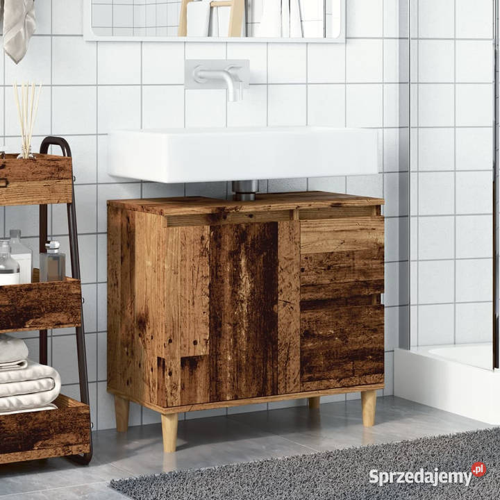 Szafka pod umywalkę stare drewno 65x33x60 mazowieckie