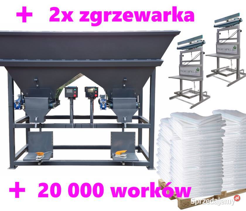 Zestaw do pakowania w worki Pakowaczka podwójna Pozostałe Częstochowa