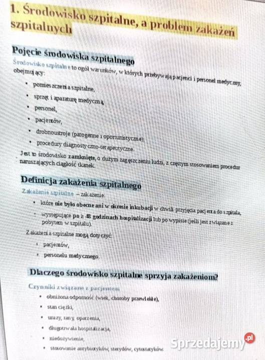 Notatki pielęgniarstwo w pliku pdf Radom