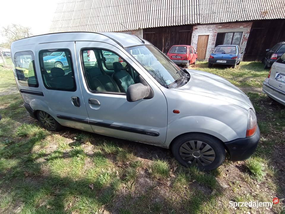 Renault Kangoo 19 59 kW 2001 r dawca części Rok produkcji 2001 wielkopolskie Szklarka Myślniewska