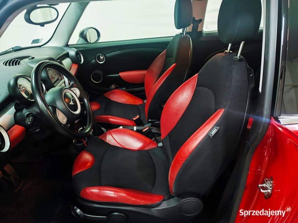 Piękny Czerwony Mini Cooper na sprzedaż elektryczne szyby Kraków