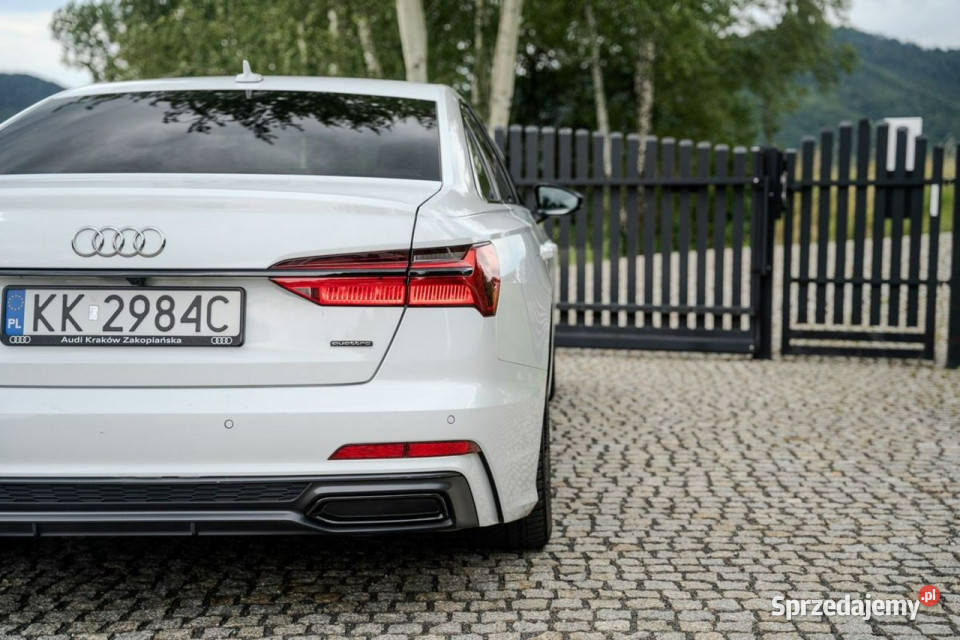 Audi A6 Limousine S Line Quattro Gletscherweiss isofix Kraków
