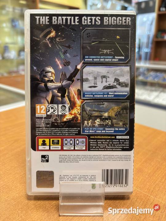 Star Wars Battlefront Elite Squadron PSP warmińsko-mazurskie