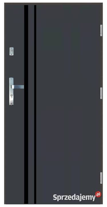 Drzwi wejściowe do domu Zewnętrzne GA11 BLACK