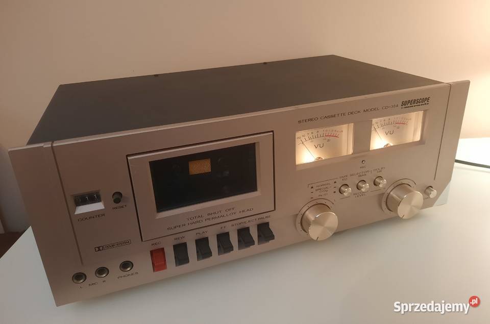 MARANTZSuperscope CD314 deck 1978rczytaj Piasek sprzedam