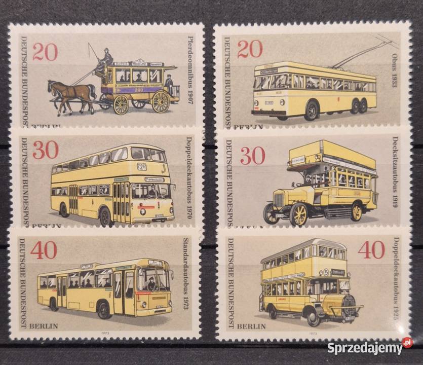 Znaczki Berlin Zachodni 1973Mi44651czyste Abr dolnośląskie Wałbrzych sprzedam