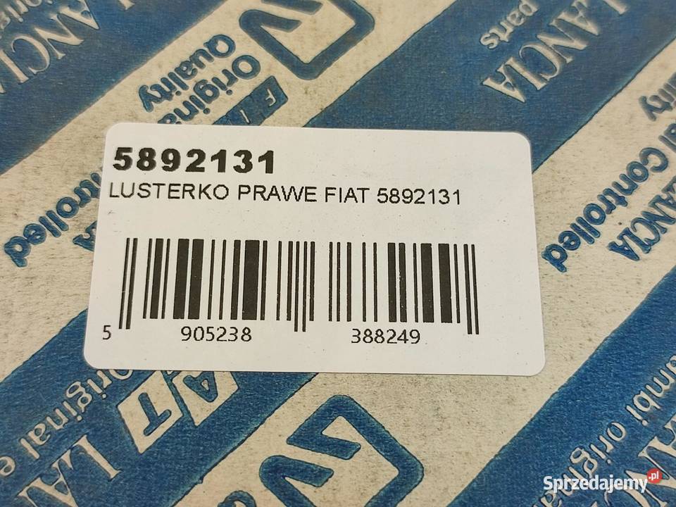 LUSTERKO LEWE FIAT FIORINO 19911993 5892131 lubelskie