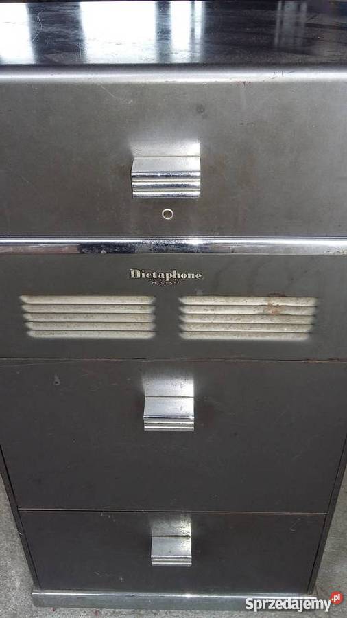 Dyktafon mechaniczny USA lata 20 eksponat Lublin