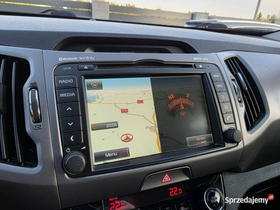 Kia Sportage BEZWYPADKOWY skóry kamera nowe wielkopolskie Czarnków