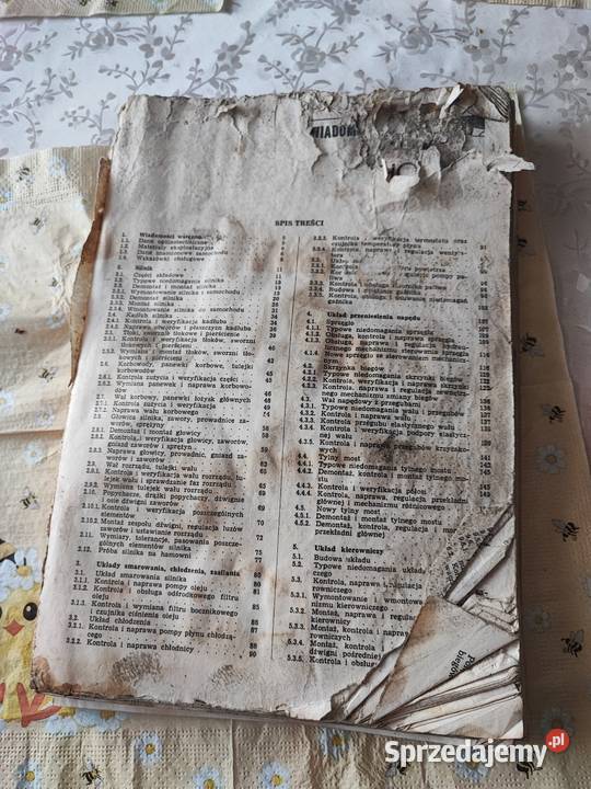 Książka obsługi Fiat 125p Pozostałe Sośnie