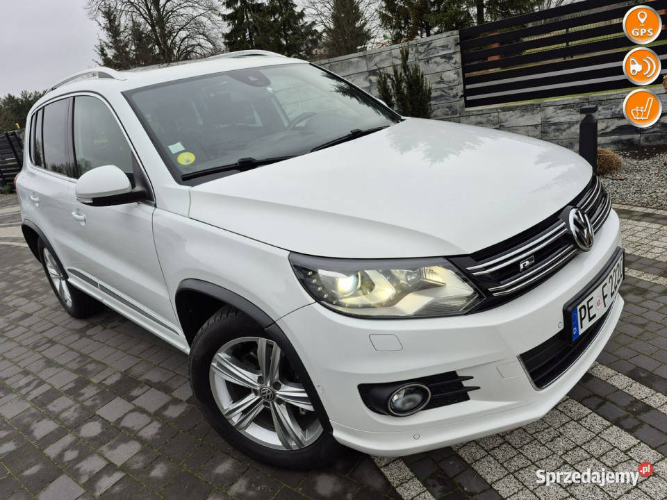 Volkswagen Tiguan xenon RLINE kamera 4X4 navi 4/5 Motoryzacja Drelów