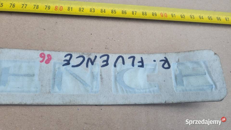 RENAULT FLUENCE EMBLEMAT LOGO ZNACZEK NAPIS NOWY Emblematy śląskie Ruda Śląska sprzedam