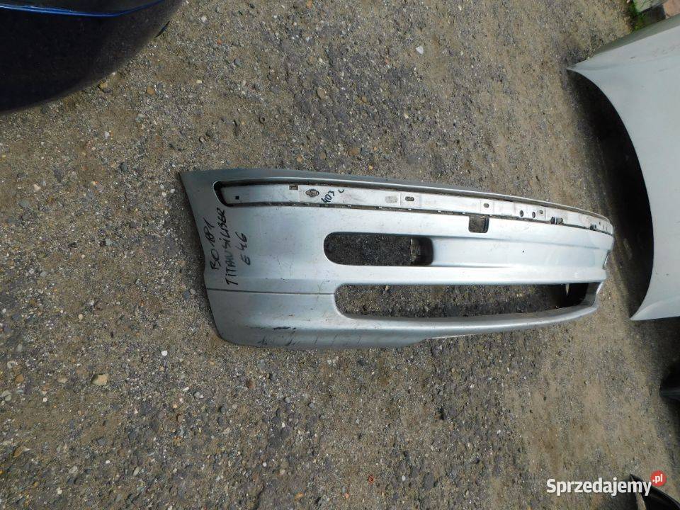 BMW E46 zderzak kolor titan zilber B0181 WYSYŁKA Pozostałe śląskie Żory