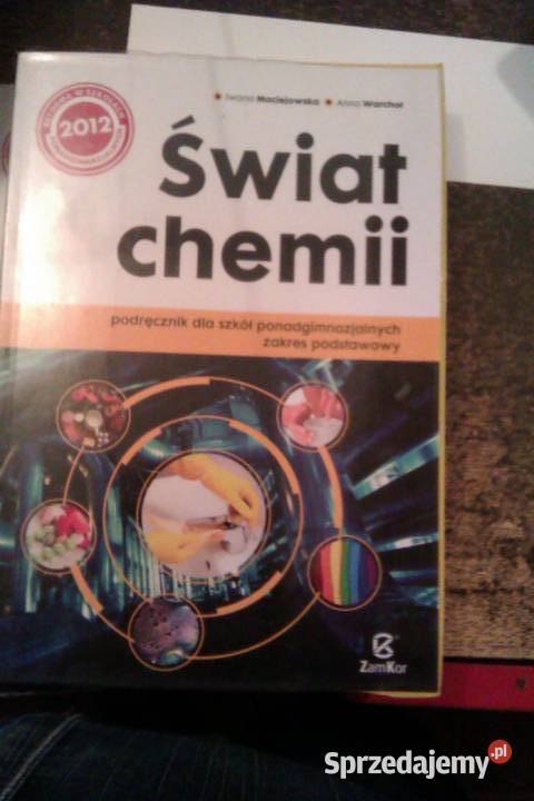 świat chemii zamkor używane książki szkolne Warszawa
