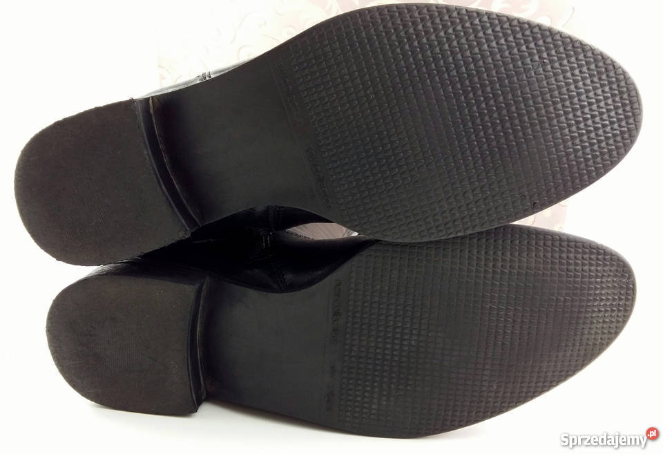 CCC kozaki oficerki botki skóra czarne Lasocki śląskie sprzedam