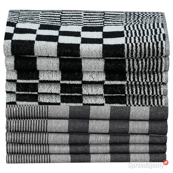 Zestaw 50 ręczników czarnobiały bawełna WM136293 mazowieckie
