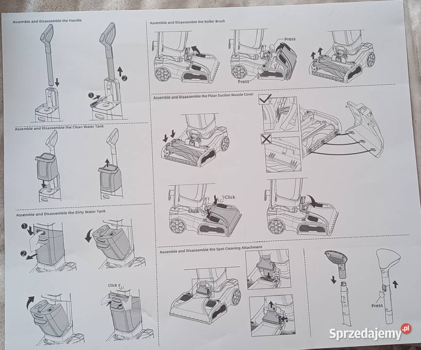Odkurzacz piorący Lubluelu X3 Zamość
