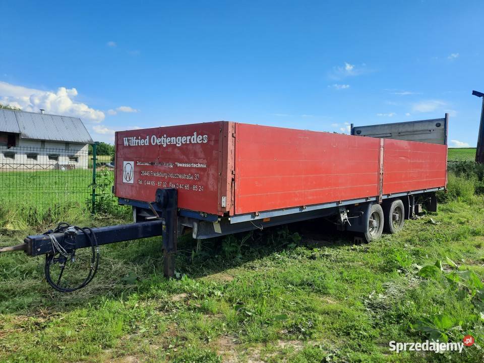 Przyczepa laweta JUNGHANNS ZAA 10 z windą Serwatki